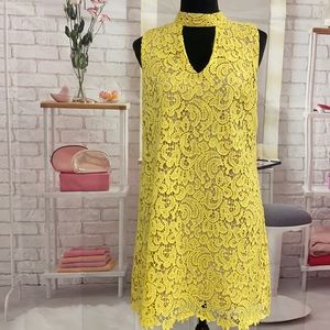 Blu Pepper Yellow Dress Large
